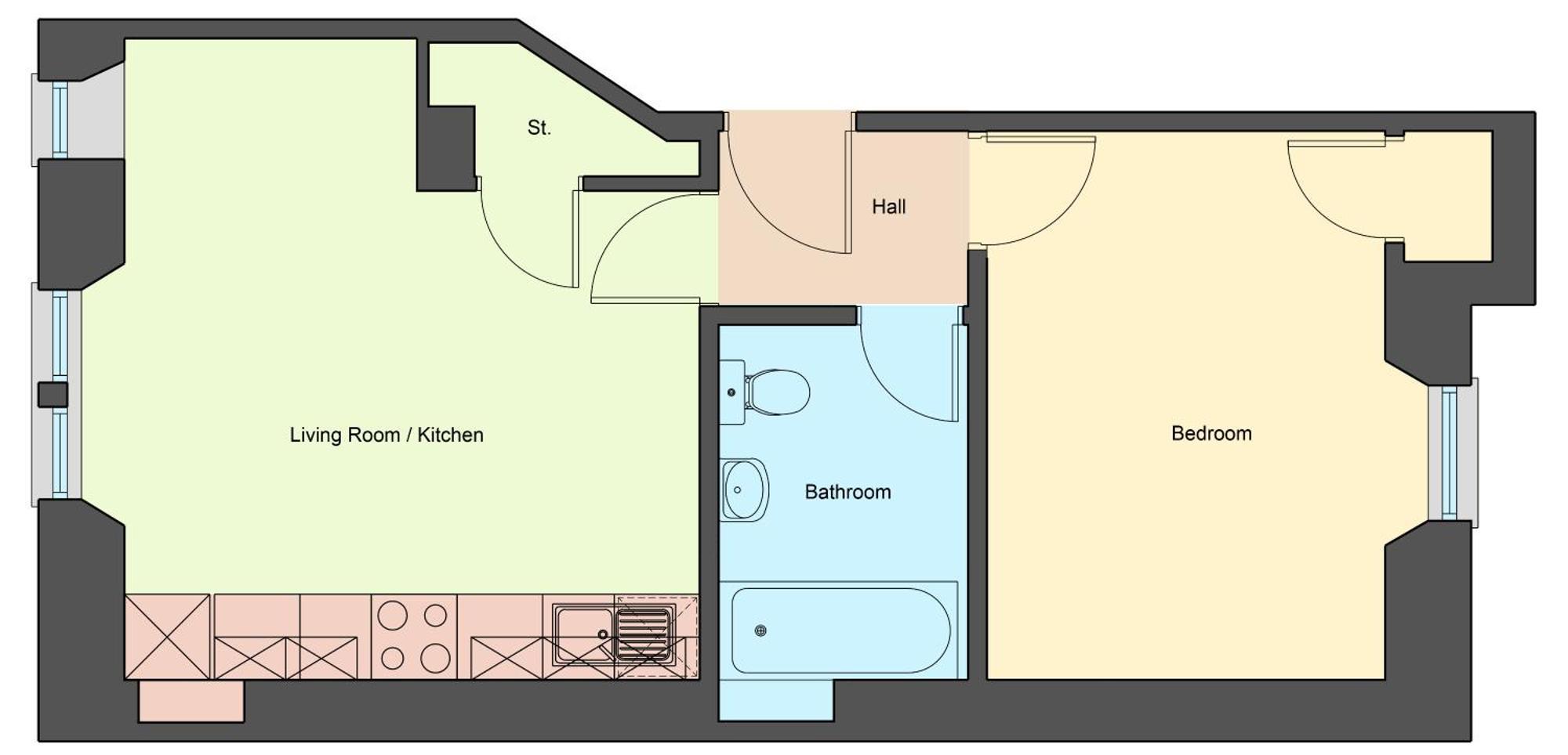 Superb One Bedroom Apartment In Dundee Extérieur photo